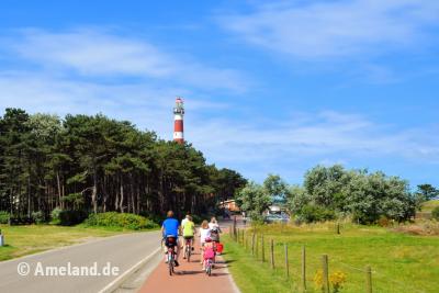 Fietsen, Ameland