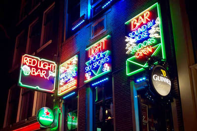 Coffeeshop Red light bar Amsterdam