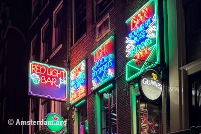 Coffeeshop Red light bar Amsterdam