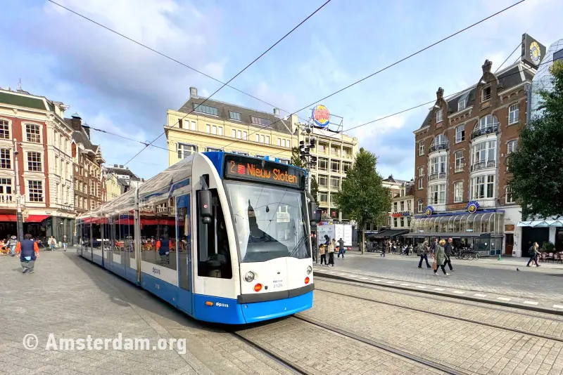 Public Transport 1006 1 Tram, American Hotel, Leidseplein, Amsterdam