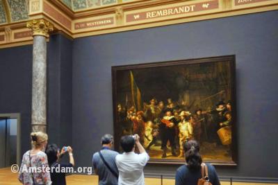 Nachtwacht van Rembrandt van Rijn in het Rijksmuseum Amsterdam
