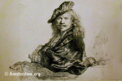 Rembrandt self-portrait, Amsterdam