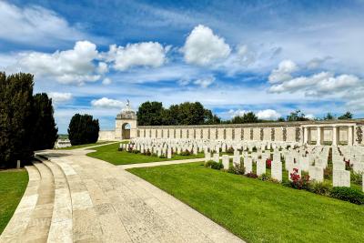 Tyne Cot Cemetery in Passendale