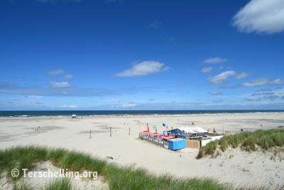 Zandzeebar, Terschelling