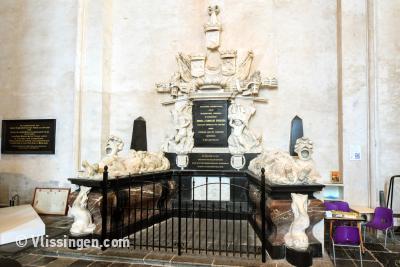 Wandelkerk, Praalgraf gebroeders Evertsen, Middelburg