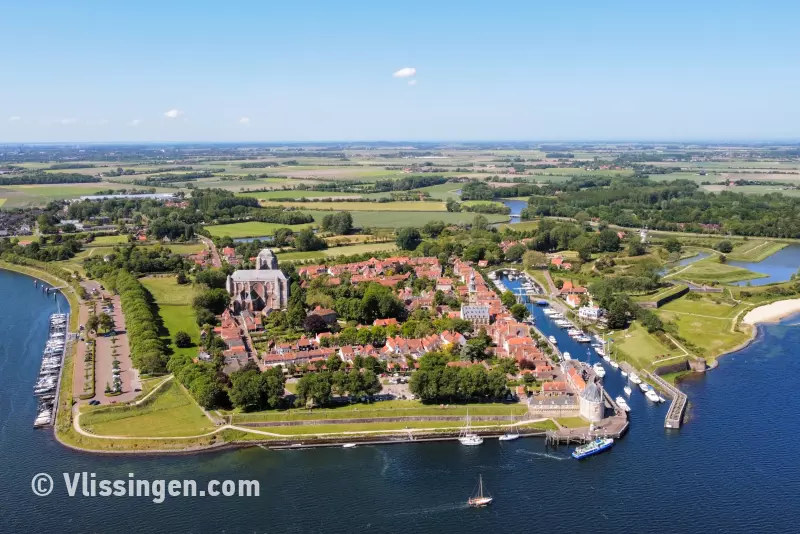 Veere Luchtfoto, Vlissingen