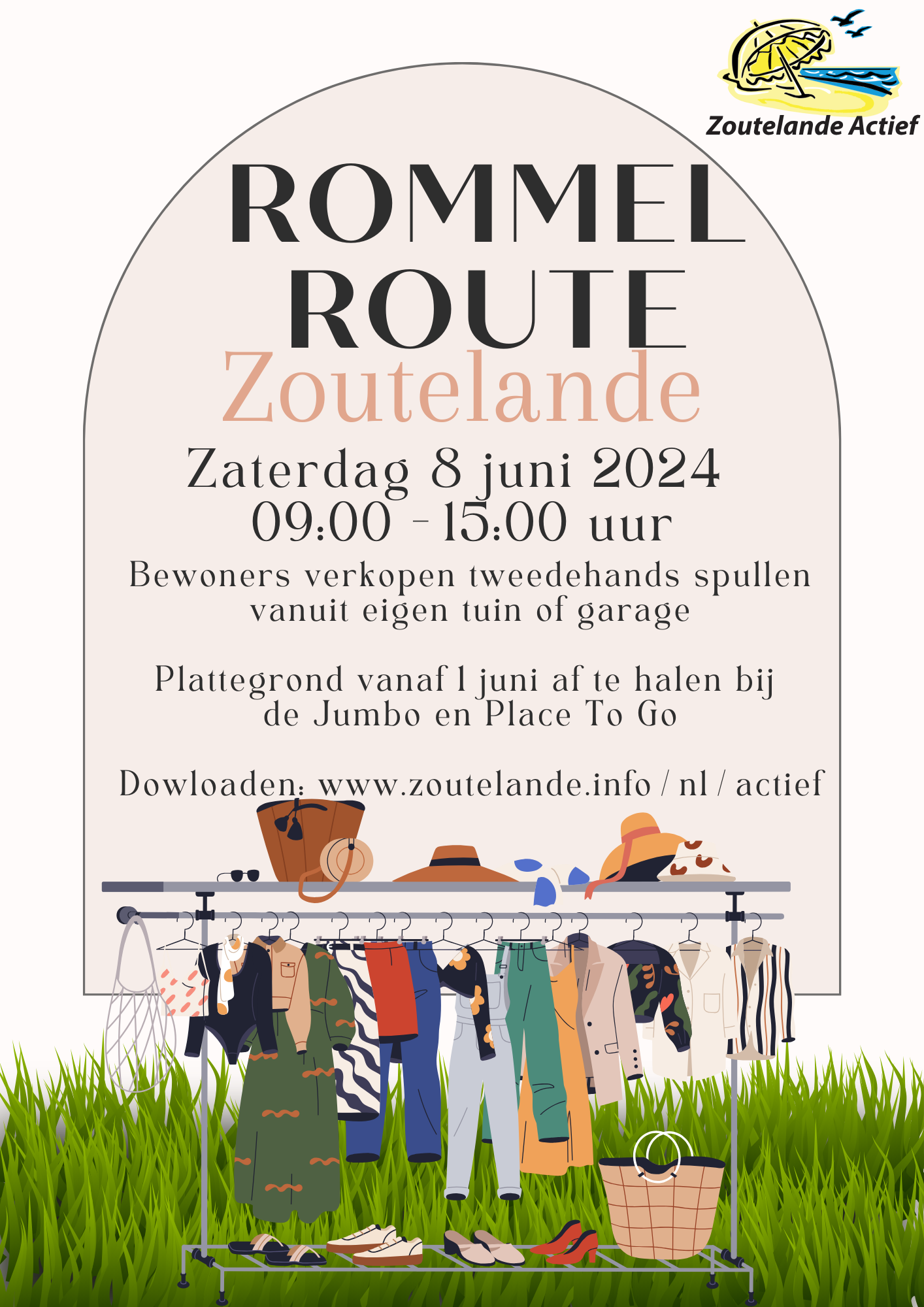 Rommelroute Zoutelande 2024 - Poster