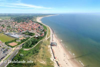 Luchtfoto Zoutelande